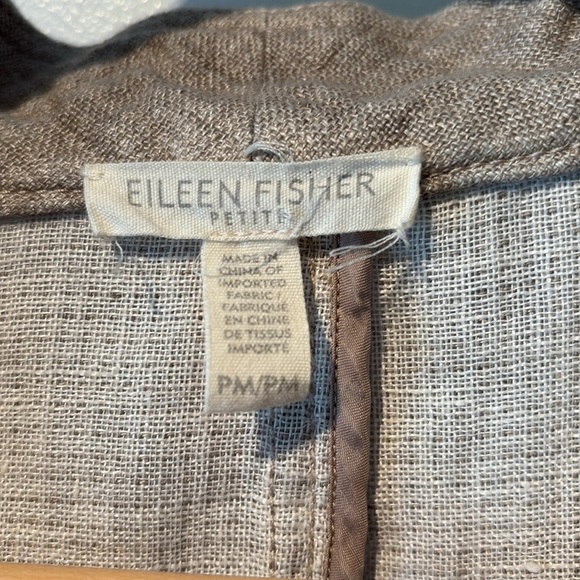 Eileen Fisher Organic Linen Blazer MP - Picture 3 of 7